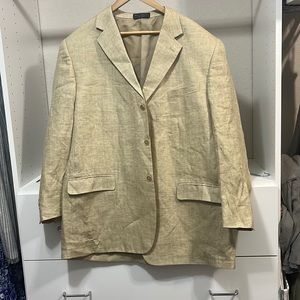 Haspel Tan Men’s Suit Jacket